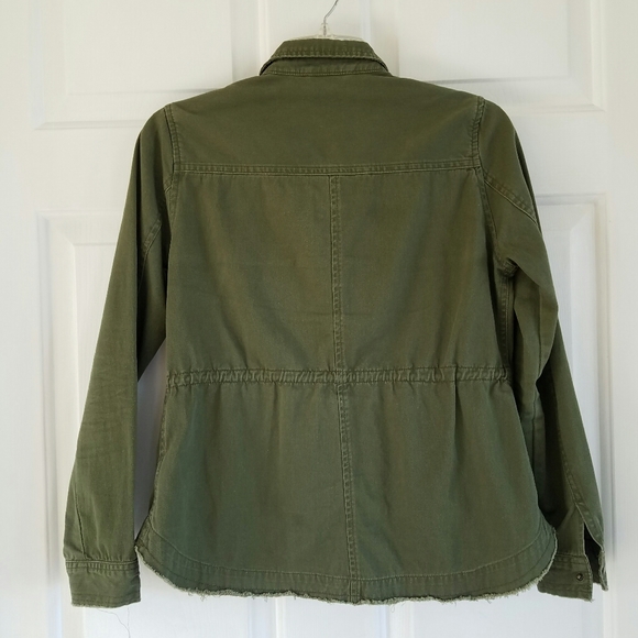 Miami/ military zip up jacket w/beaded detail - Picture 8 of 8